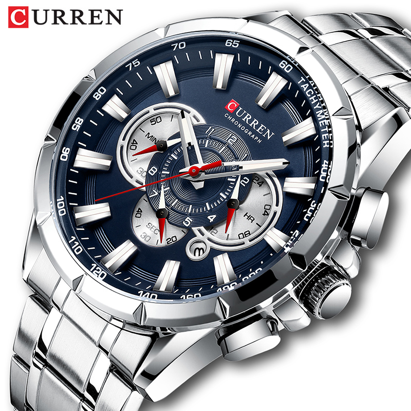 Luxury Watch Magazine - CURREN kol saati erkekler su geçirmez