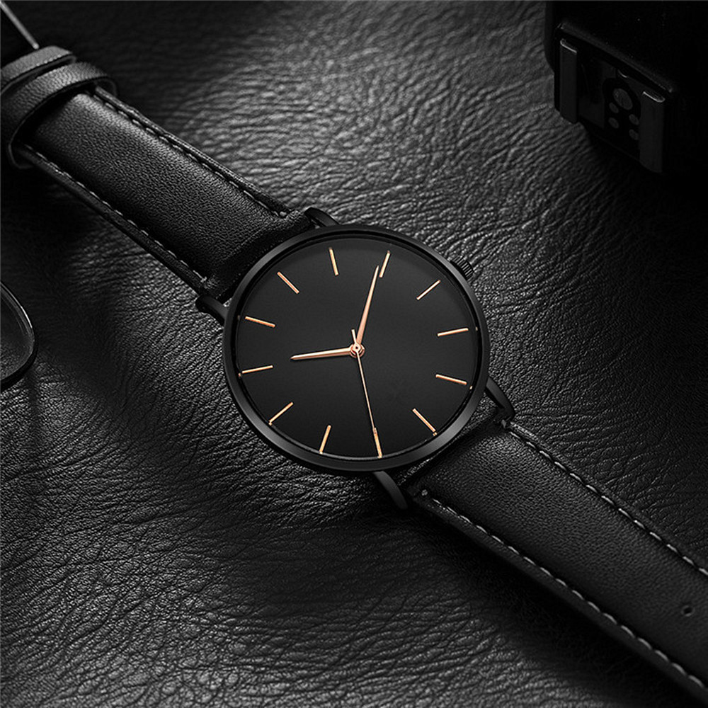 Luxury Watch Magazine - Basit Stil Analog Kuvars Erkek Saat