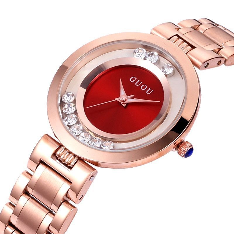 Moda üst Guou marka kadın raha - Luxury Watch Top 10 incelemesi ve fiyatı
